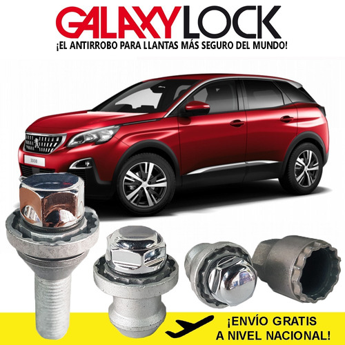 Birlos Seguridad Peugeot  3008 Allure 2018