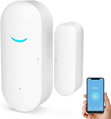 Sensor Magnetico Alarma Puerta Ventana Wifi Con App Tuya 