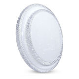 Lustre Cristal Led 30w - 60w Redondo Sobrepor Multicor