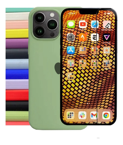 Case Capinha Azul Bebê Silicone Compatível C iPhone 7 Oferta