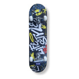 Skate Street Montado Semi Pro Montado 79cm Com Lixa + Brinde