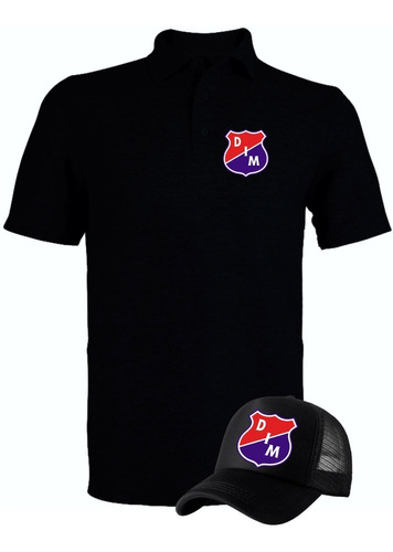 Camiseta Tipo Polo Dim Medellin Futbol Obsequio Gorra