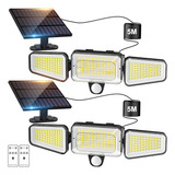 Luces Con Sensor De Movimiento Solar Apilab Para Exteriores,