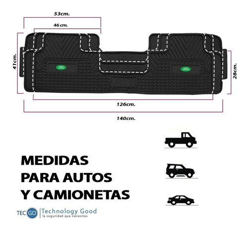 Piso De Auto Tipo Land Rover Pvc/tapis/protector/suelo Foto 3