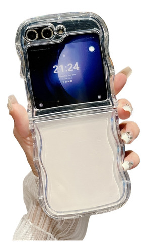 Carcasa Wave Edge Adecuada Para Samsung Galaxy Z Flip 5 4 3