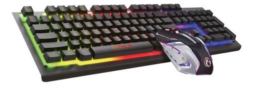 Combo: Teclado Y Mause Gaming Igoma Keyboard Km-900 Mecanico
