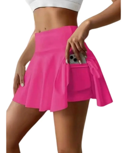 Pantalones Cortos Con Falda De Tenis Para Mujer