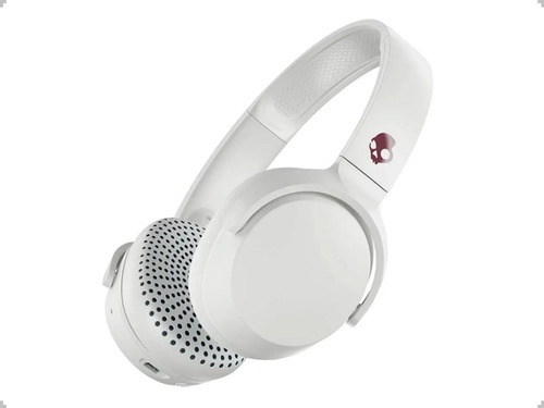 Auriculares Gamer Inalámbricos Skullcandy Riff Wireless S5pxw- White Y Crimson Con Luz Led