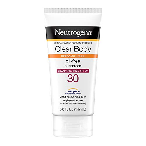 Protector Solar Líquido Neutrogena Clear Body Breakoutfree