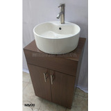 Gabinete Bowl Ovalin  Baño C Monomando Mueble Lavabo Modern 