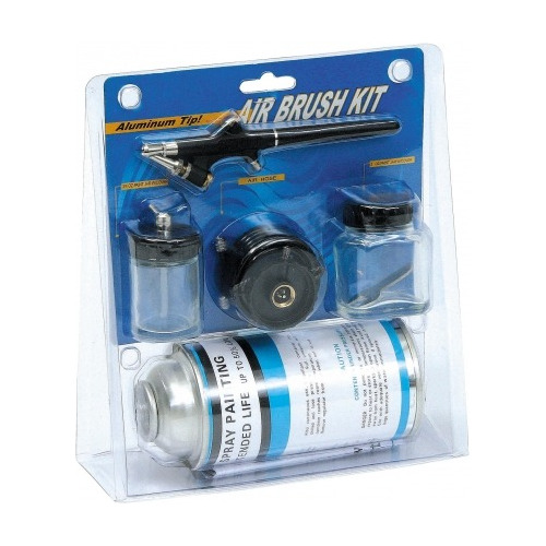 Kit Aerografo + Garrafa Pulverizador De Pintura Profesional