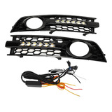 2 Unidades De Luces Led Drl Que Fluyen Para Coche, Parachoqu