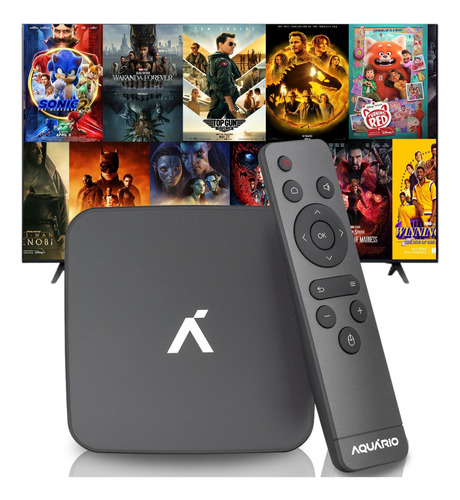 Tv Box Smart Aquario Stv-3000 4k Android 11 Wi-fi 5g 