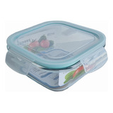 Lunchera Contenedor De Vidrio Cuadrado 800ml