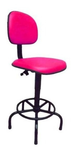Cadeira Caixa-alta Corino Pink