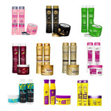 12 Produtos (4 Kits) Shampoo + Condicionador + Máscara