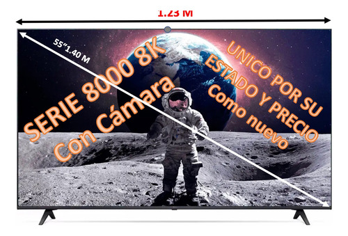 Tv Smart Samsung 55¨un55es-8000gcfv Con Camara Y Comando Voz