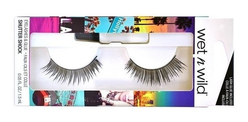 Pestañas Wet N Wild  Shutter Shock Con Pegamento Oferta 