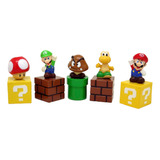 Mario Bros Set 5 Figuras 5 Cm