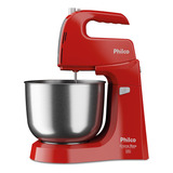 Batedeira Philco Crome Base Inox Turbo Duo Mixer 4l 550w