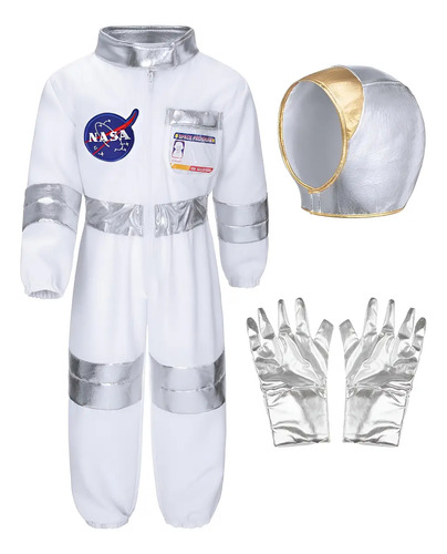 2025 Disfraz Astronauta Halloween Niño Niña, Traje De
