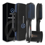 Arkam Plancha De Barba Para Hombre, Kit De Cepillo Térmico D