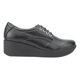 Zapato Dama Plataforma Shosh Confort Negro 405