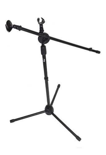 Pedestal Stand Tripie P/ Micrófono C/ Boom 2 Clip Ajustable
