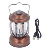 Farol De Camping Retro, Vintage, Tipo C, Recargable