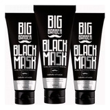 Kit 3x Removedor De Cravos Limpa Poros Black Mask Big Barber