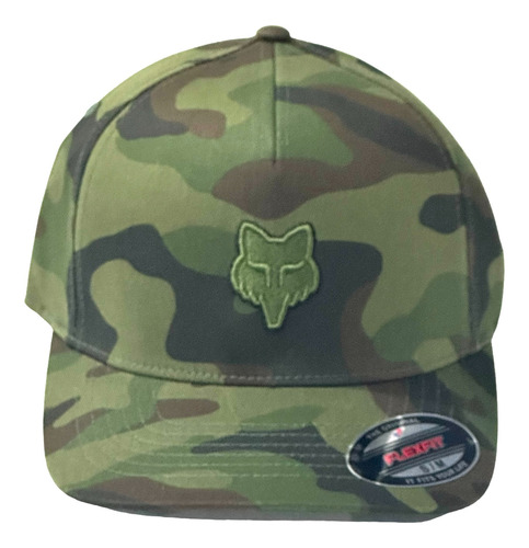 Gorra Fox Head Flexfit Hat 100% Original Verde Camo