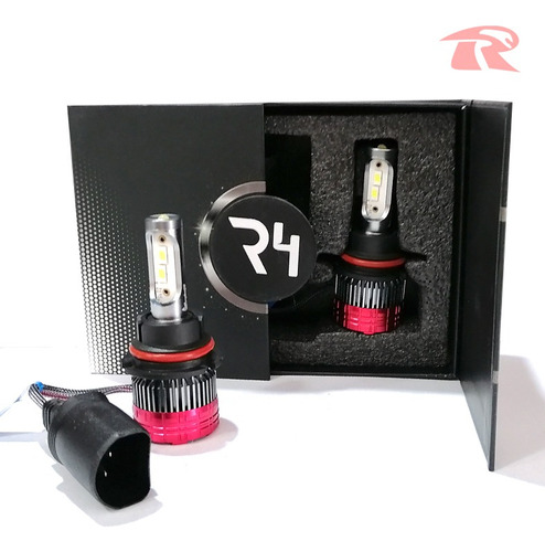 Kit Focos Led Csp R4 3 Caras 18000 Lumens 9004