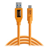 Tether Tools Usb Tipo-c Macho A Usb 3.0 Tipo A Cable Color Naranja