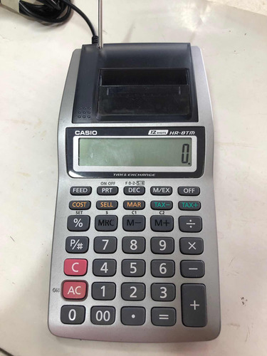 Calculadora De Negocios Casio Hr-8tm   12 Digitos Seminueva