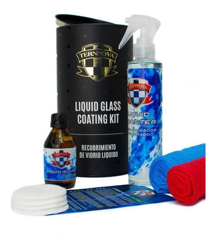 Sellador Ceramico Liquid Glass Coating Kit Ternnova 30 Ml