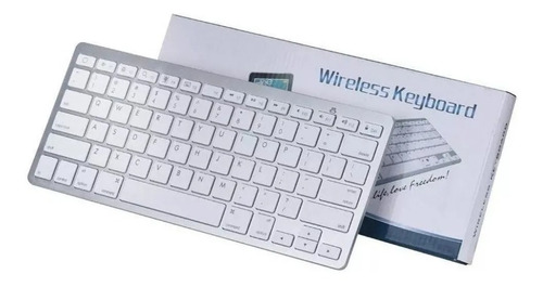 Teclado Bluetooth Sem Fio Padrão Apple iMac iPad Pc Wireless