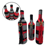 Botella Decoración Con Hilo Hogar Artesanal Kit X3 Botellas 