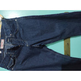 Jeans De Color Azul Oscuro Hombre T 42 C/botones.
