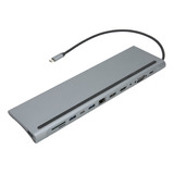 Adaptador Multipuerto Usb C Hub 12 En 1 Con Todas Las Funcio