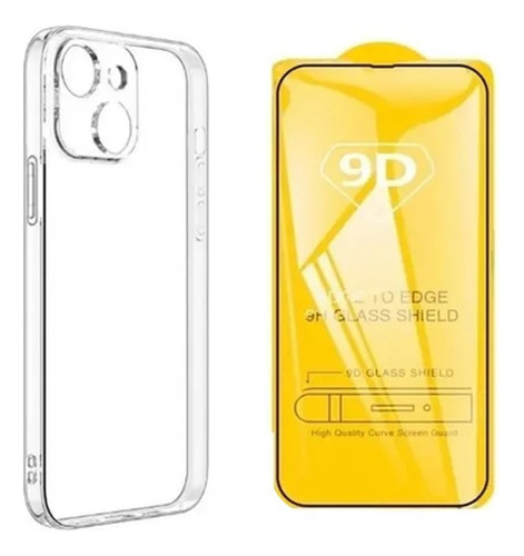 Capa Capinha + Pel Vidro 9d Para iPhone 13 13 Pro 13 Pro Max