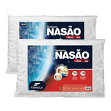 Kit 02 Travesseiro Nasa Alto Nasão Fibrasca 