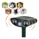 Disuasor Ultrasónico For Gatos Con Sensor De Movimiento En