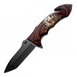 Navaja Emergencia Madera Razor Tactical Venado