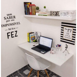 Mesa Escritorio Rebatible Plegable De Pared 80cmx45cm