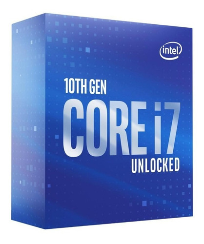 Procesador Intel Core I7-10700k Comet Lake 3.8 Ghz Lga 1200