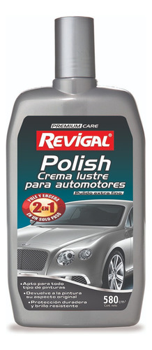 Cera Auto Polish,pule Y Encera Lustra Brillo Intenso Revigal