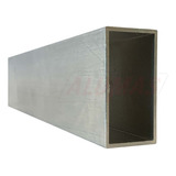 Perfil De Aluminio Tubo 75x50 Mm Natural X 6 Metros