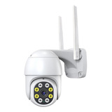 Cámara De Vigilancia Exterior De 360° Wifi Hd Night Vision