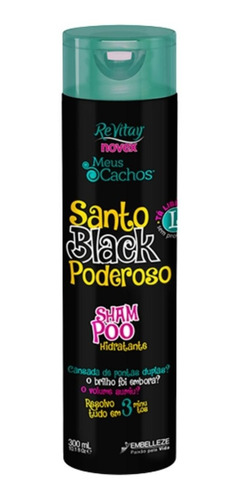 Shampoo Meus Cachos Santo Black 300ml