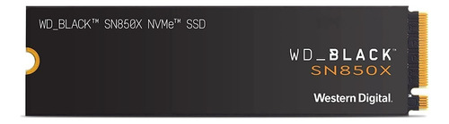 Ssd M.2 2tb Wd Black Sn850x Nvme Pcie Gen4 Laptop Pc 7300mb/s